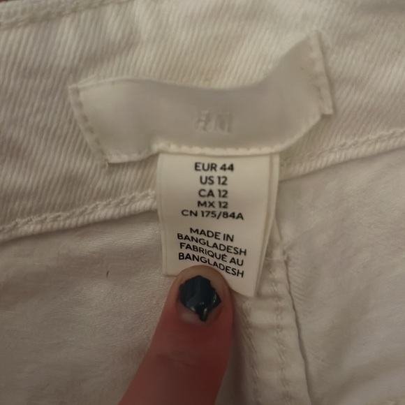 H&M straight leg white jeans - Picture 3 of 5